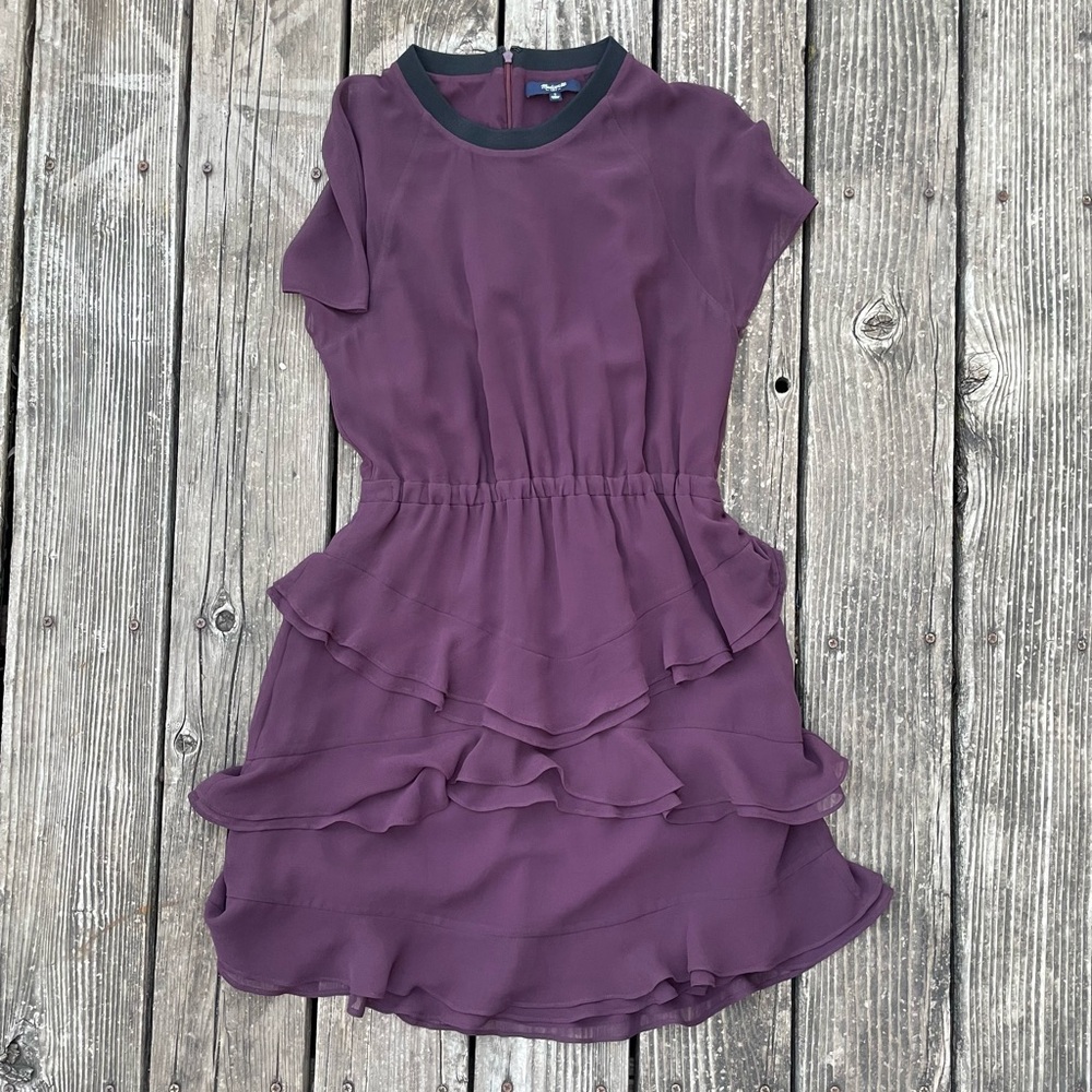 Madewell Radiant dress in plum